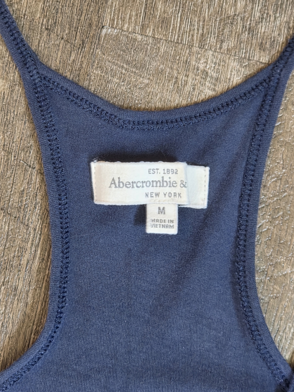 Y2K Vintage Abercrombie & Fitch Pleated Scoop Neck Babydoll Tank Womens M Blue - Picture 7 of 13